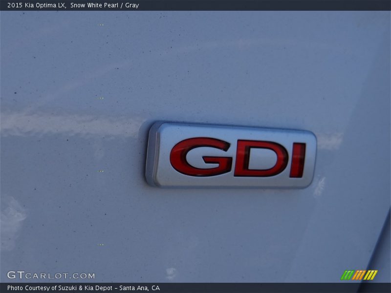 Snow White Pearl / Gray 2015 Kia Optima LX
