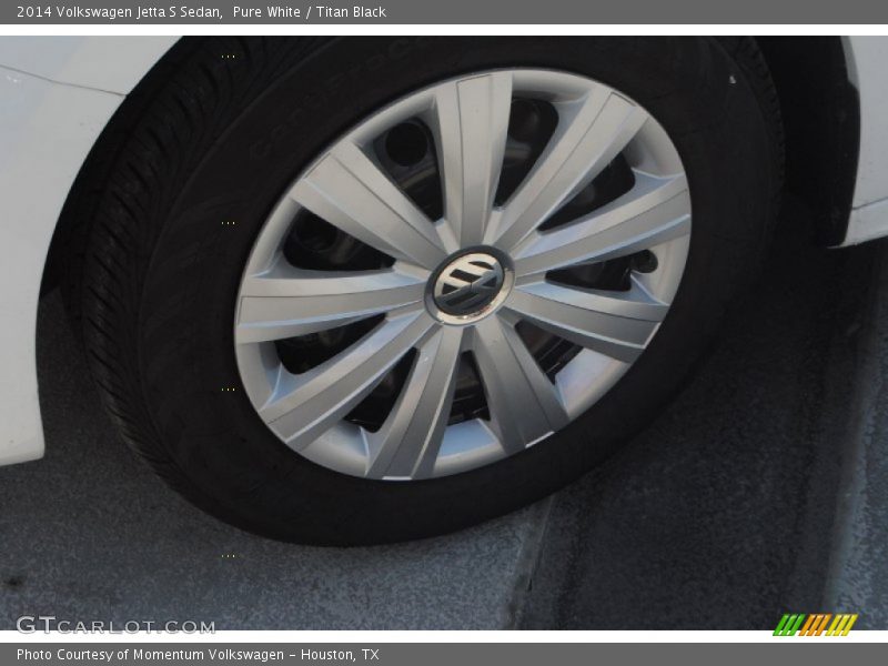 Pure White / Titan Black 2014 Volkswagen Jetta S Sedan