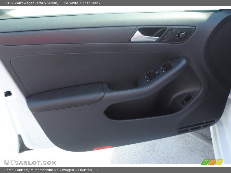Pure White / Titan Black 2014 Volkswagen Jetta S Sedan