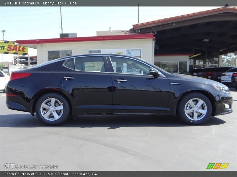 Ebony Black / Beige 2015 Kia Optima LX