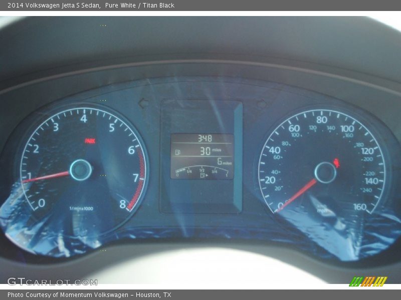 Pure White / Titan Black 2014 Volkswagen Jetta S Sedan