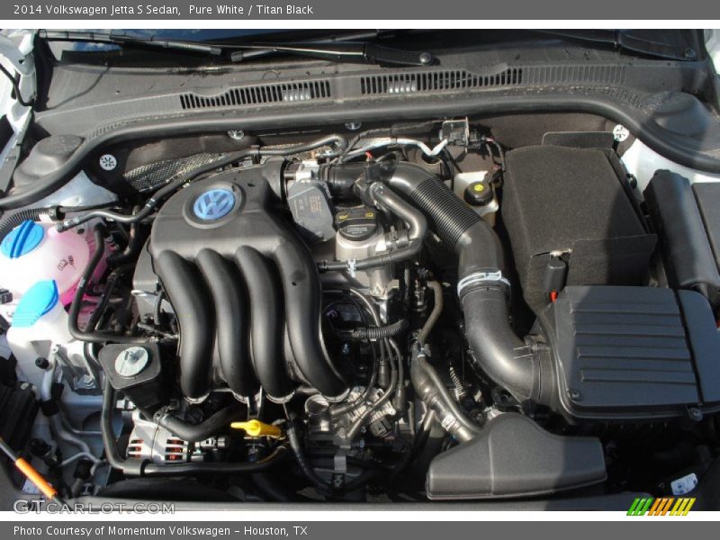 Pure White / Titan Black 2014 Volkswagen Jetta S Sedan