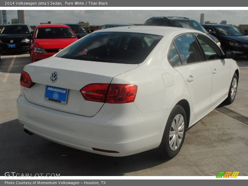 Pure White / Titan Black 2014 Volkswagen Jetta S Sedan