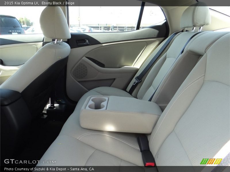 Ebony Black / Beige 2015 Kia Optima LX