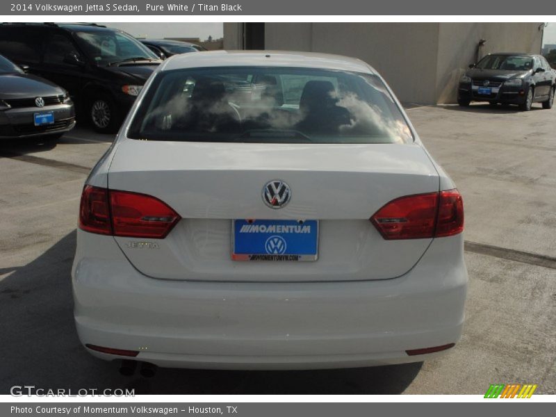 Pure White / Titan Black 2014 Volkswagen Jetta S Sedan