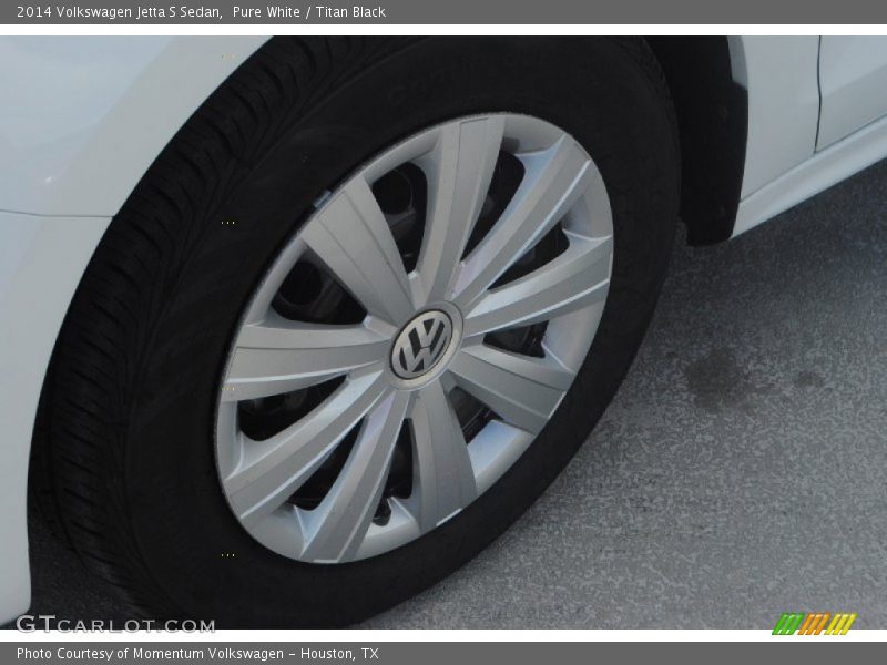 Pure White / Titan Black 2014 Volkswagen Jetta S Sedan
