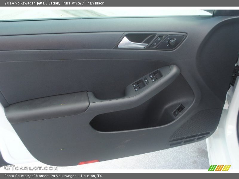 Pure White / Titan Black 2014 Volkswagen Jetta S Sedan