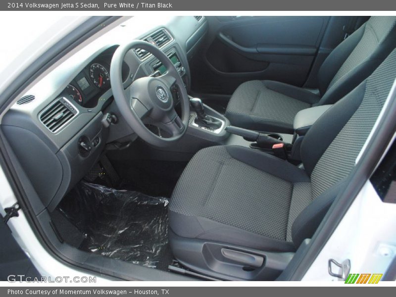 Pure White / Titan Black 2014 Volkswagen Jetta S Sedan