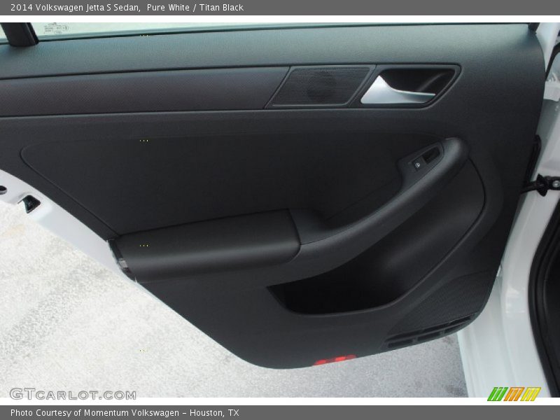Pure White / Titan Black 2014 Volkswagen Jetta S Sedan