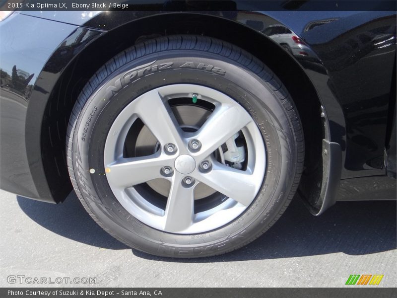 Ebony Black / Beige 2015 Kia Optima LX