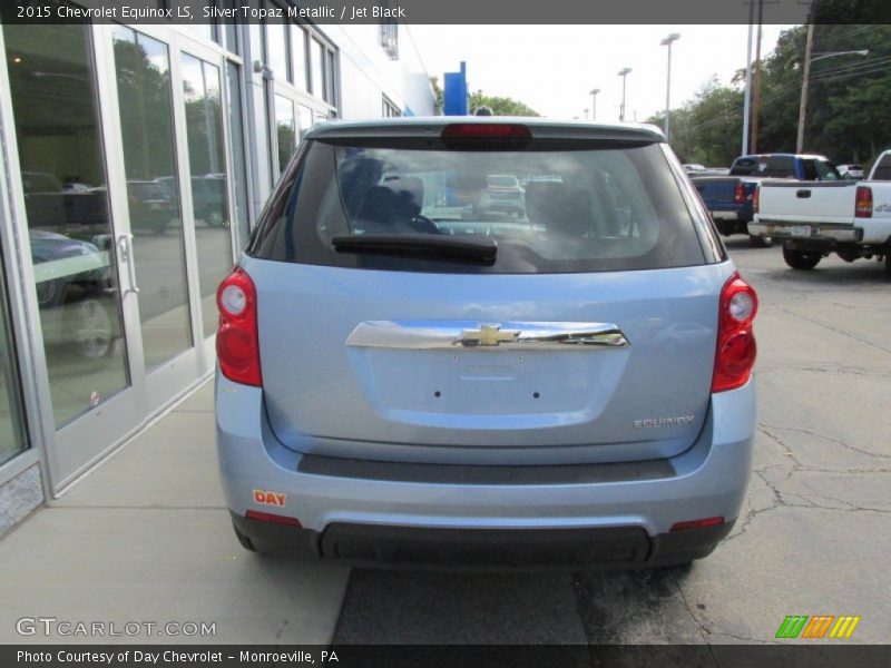 Silver Topaz Metallic / Jet Black 2015 Chevrolet Equinox LS