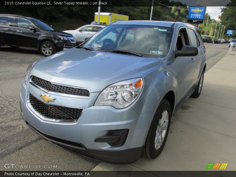 Silver Topaz Metallic / Jet Black 2015 Chevrolet Equinox LS