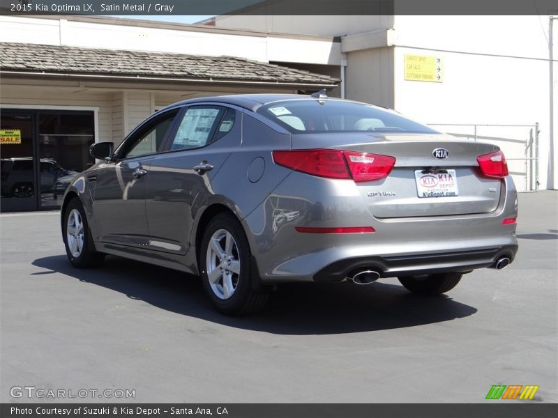 Satin Metal / Gray 2015 Kia Optima LX