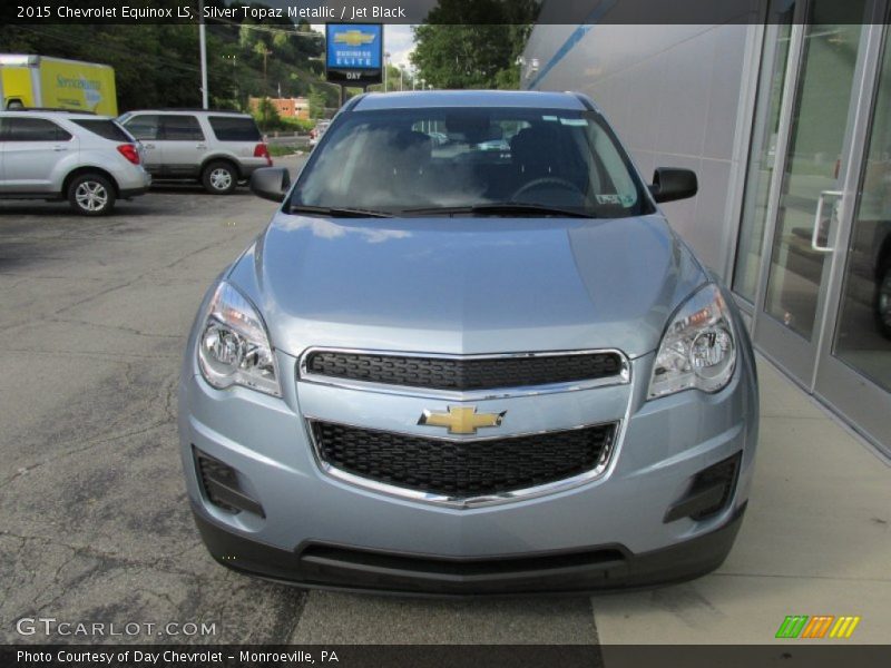 Silver Topaz Metallic / Jet Black 2015 Chevrolet Equinox LS
