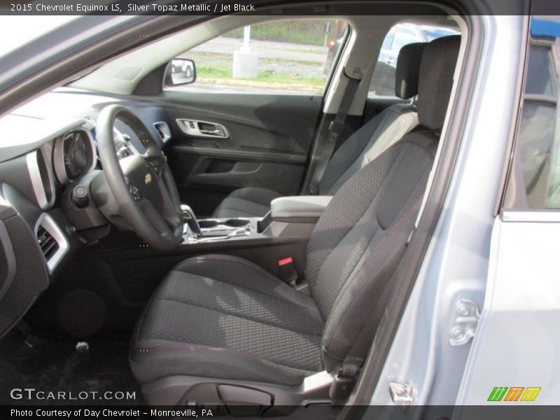 Silver Topaz Metallic / Jet Black 2015 Chevrolet Equinox LS