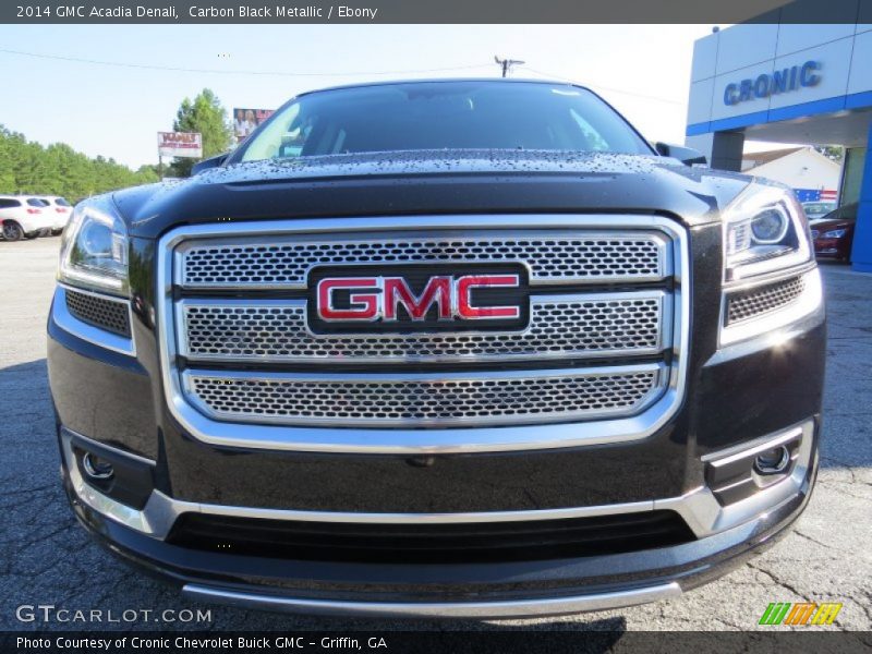 Carbon Black Metallic / Ebony 2014 GMC Acadia Denali