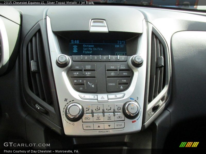 Silver Topaz Metallic / Jet Black 2015 Chevrolet Equinox LS