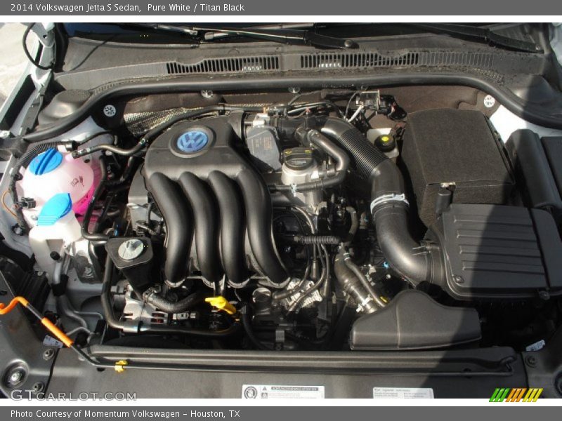 Pure White / Titan Black 2014 Volkswagen Jetta S Sedan