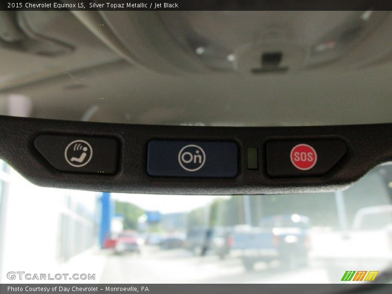 Silver Topaz Metallic / Jet Black 2015 Chevrolet Equinox LS