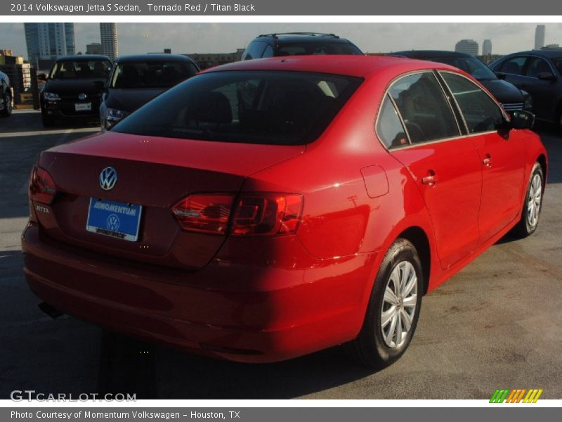 Tornado Red / Titan Black 2014 Volkswagen Jetta S Sedan