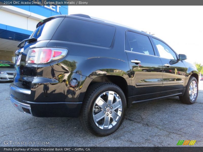 Carbon Black Metallic / Ebony 2014 GMC Acadia Denali