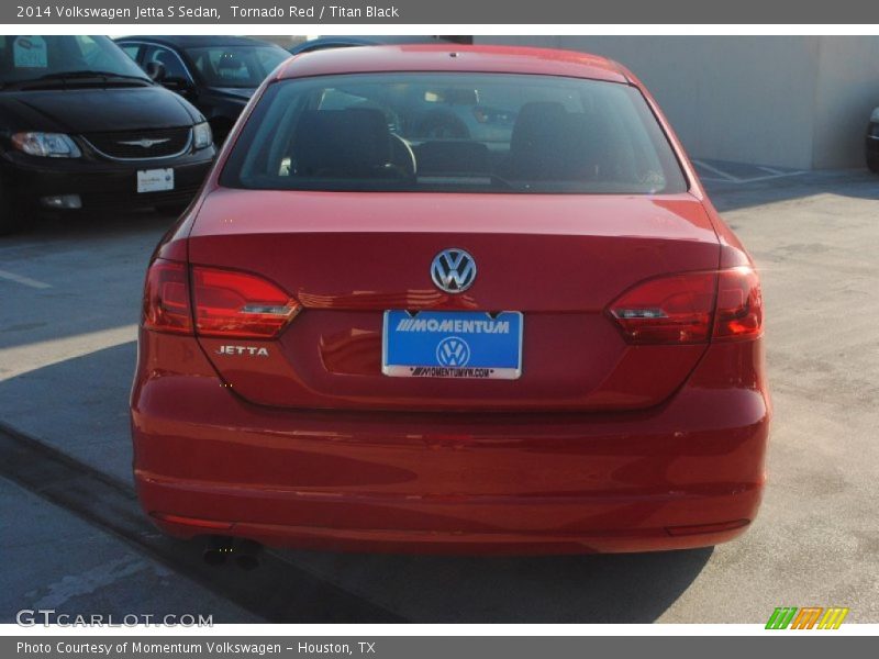 Tornado Red / Titan Black 2014 Volkswagen Jetta S Sedan