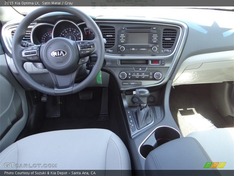 Satin Metal / Gray 2015 Kia Optima LX