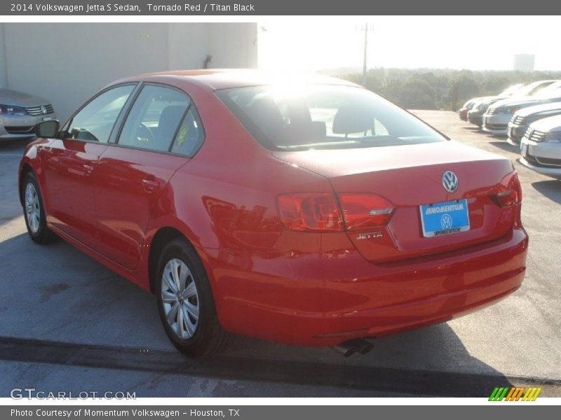 Tornado Red / Titan Black 2014 Volkswagen Jetta S Sedan