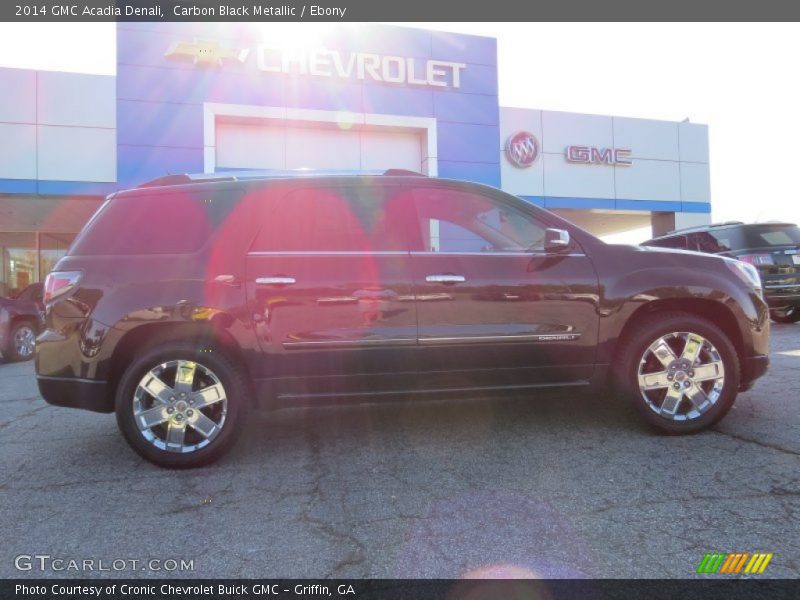 Carbon Black Metallic / Ebony 2014 GMC Acadia Denali
