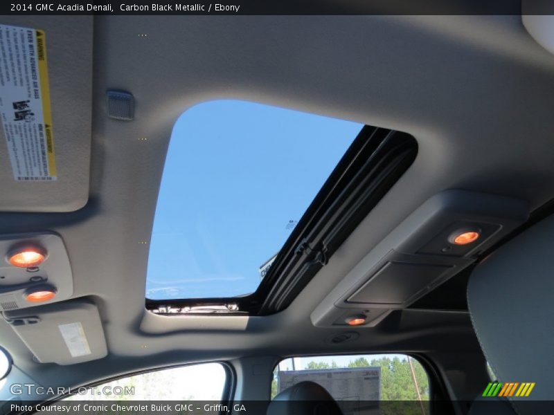 Carbon Black Metallic / Ebony 2014 GMC Acadia Denali