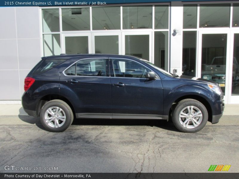 Blue Velvet Metallic / Jet Black 2015 Chevrolet Equinox LS