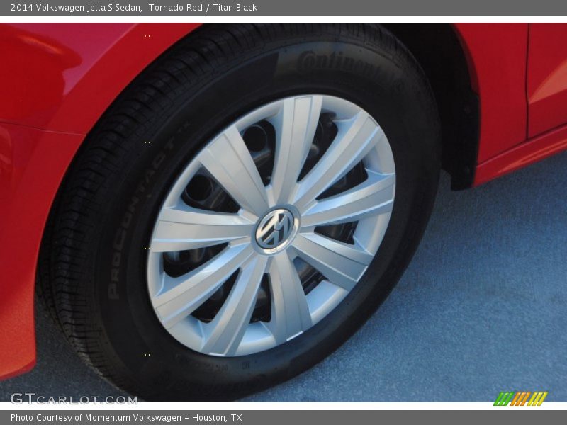 Tornado Red / Titan Black 2014 Volkswagen Jetta S Sedan