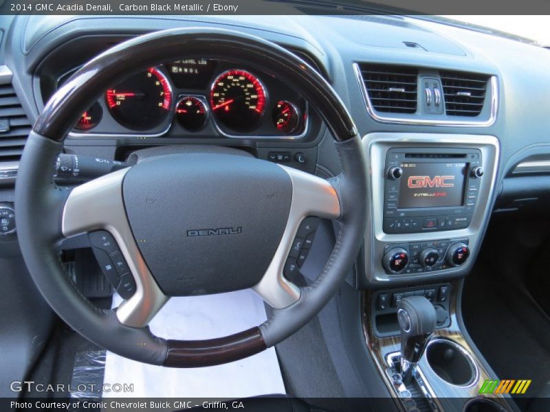 Carbon Black Metallic / Ebony 2014 GMC Acadia Denali