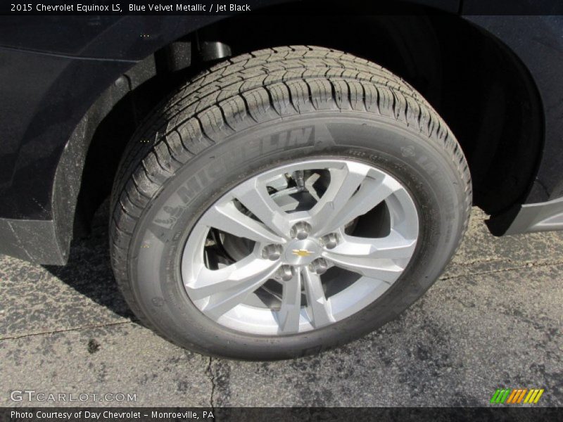 Blue Velvet Metallic / Jet Black 2015 Chevrolet Equinox LS