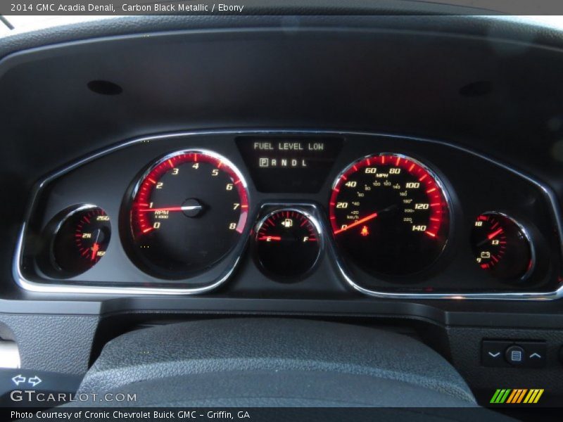 Carbon Black Metallic / Ebony 2014 GMC Acadia Denali