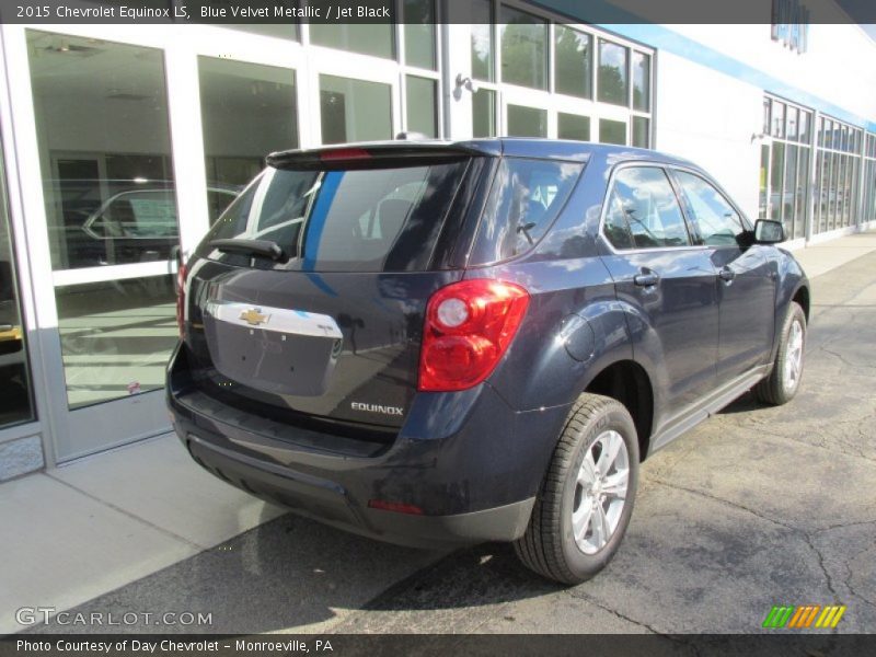 Blue Velvet Metallic / Jet Black 2015 Chevrolet Equinox LS