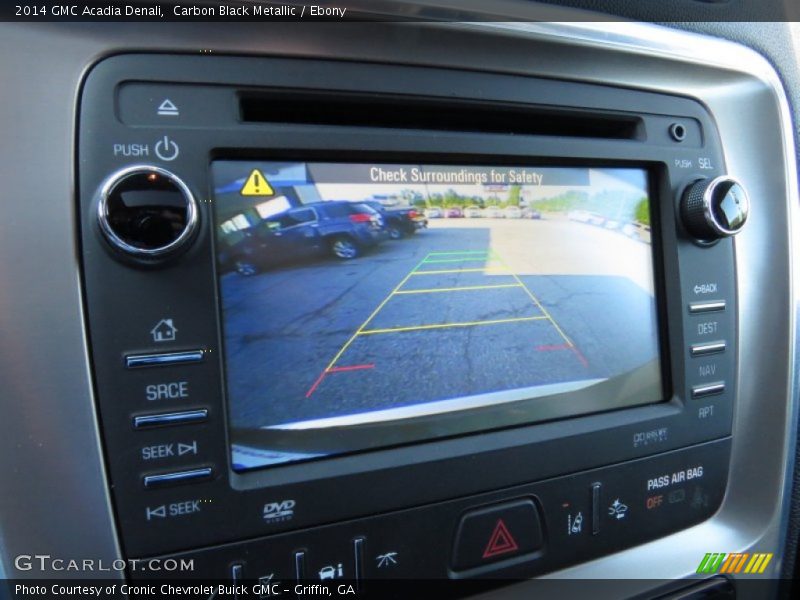 Carbon Black Metallic / Ebony 2014 GMC Acadia Denali
