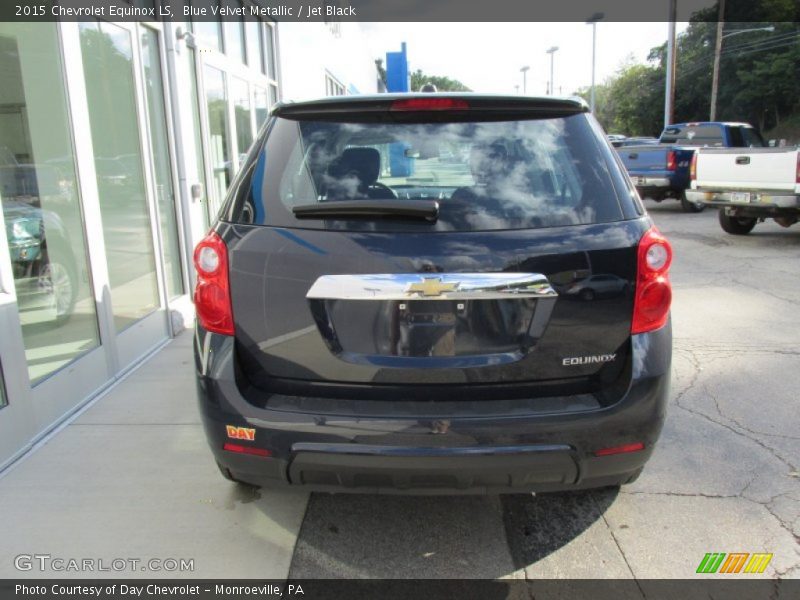 Blue Velvet Metallic / Jet Black 2015 Chevrolet Equinox LS