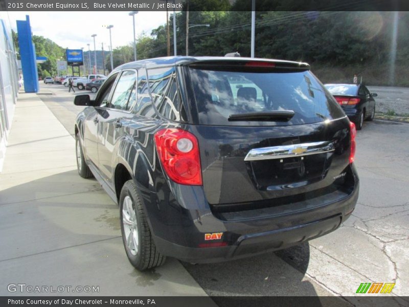 Blue Velvet Metallic / Jet Black 2015 Chevrolet Equinox LS