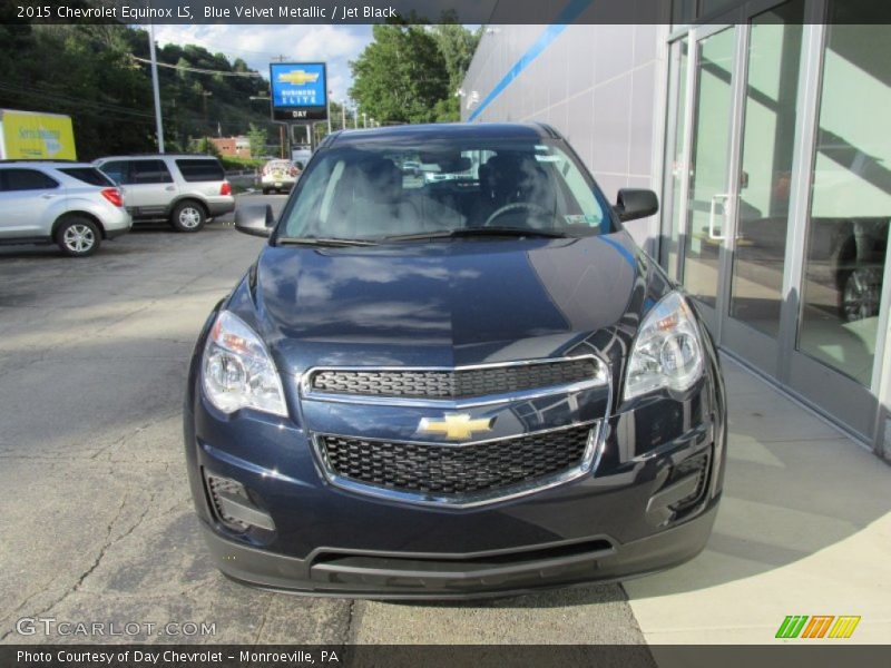 Blue Velvet Metallic / Jet Black 2015 Chevrolet Equinox LS