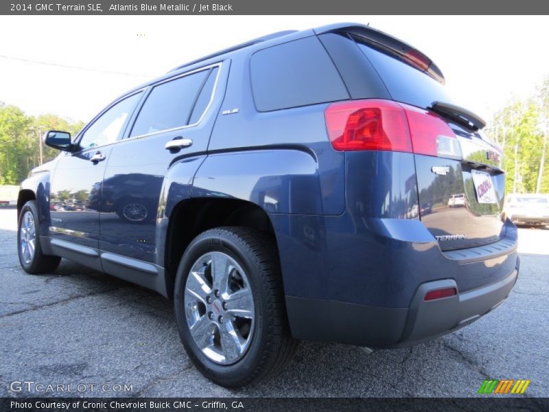 Atlantis Blue Metallic / Jet Black 2014 GMC Terrain SLE