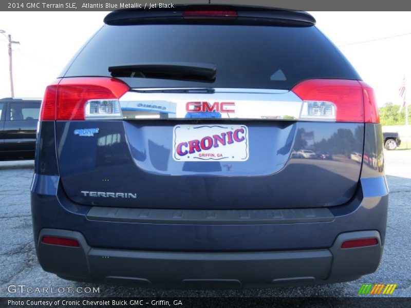 Atlantis Blue Metallic / Jet Black 2014 GMC Terrain SLE