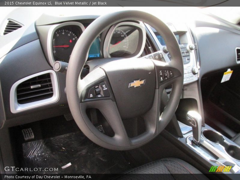 Blue Velvet Metallic / Jet Black 2015 Chevrolet Equinox LS