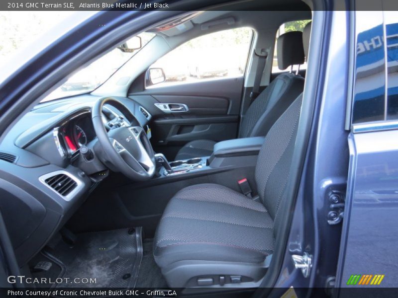 Atlantis Blue Metallic / Jet Black 2014 GMC Terrain SLE