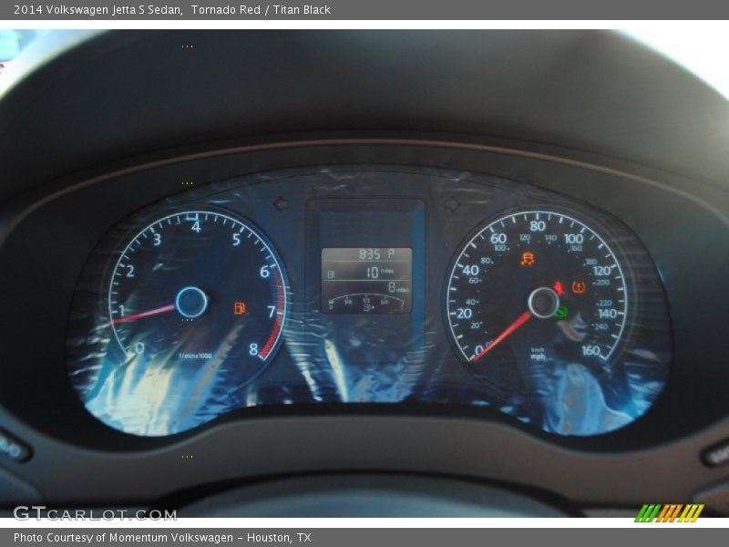 Tornado Red / Titan Black 2014 Volkswagen Jetta S Sedan