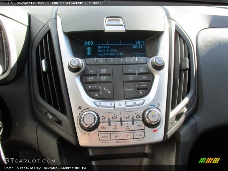 Blue Velvet Metallic / Jet Black 2015 Chevrolet Equinox LS