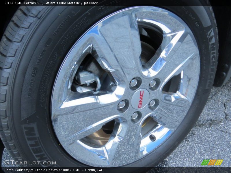 Atlantis Blue Metallic / Jet Black 2014 GMC Terrain SLE