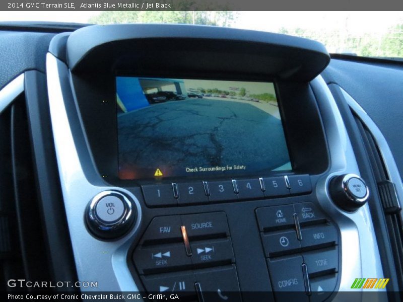 Atlantis Blue Metallic / Jet Black 2014 GMC Terrain SLE