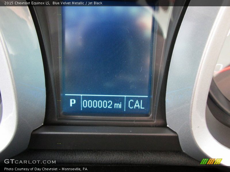 Blue Velvet Metallic / Jet Black 2015 Chevrolet Equinox LS