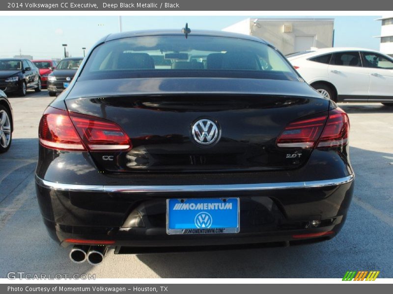 Deep Black Metallic / Black 2014 Volkswagen CC Executive